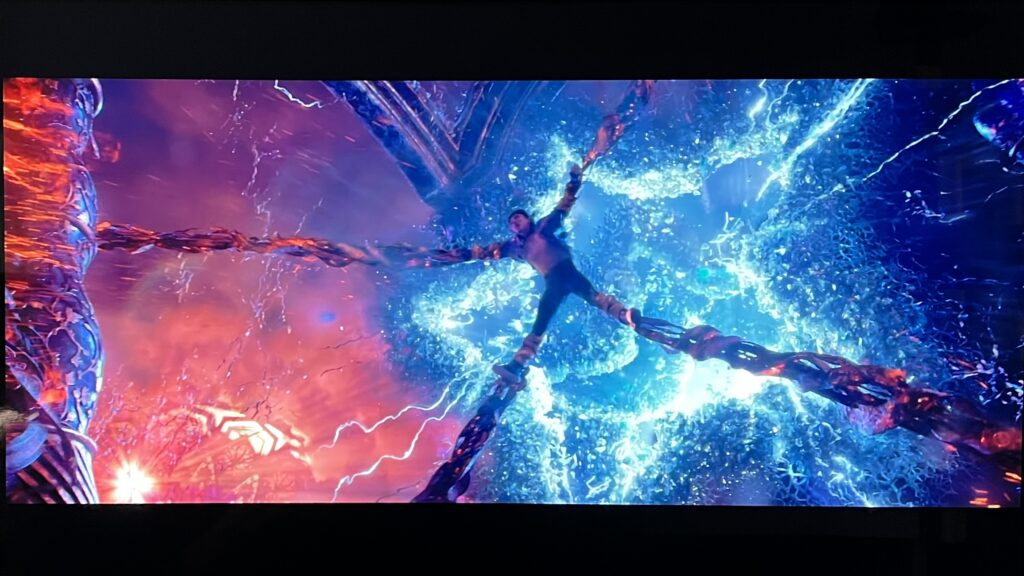 Ujęcie z filmu "Doktor Strange w multiwersum obłędu" po kalibracji 