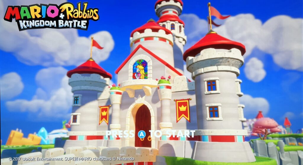 Gra "Mario + Rabbids Kingdom Battle" po kalibracji 