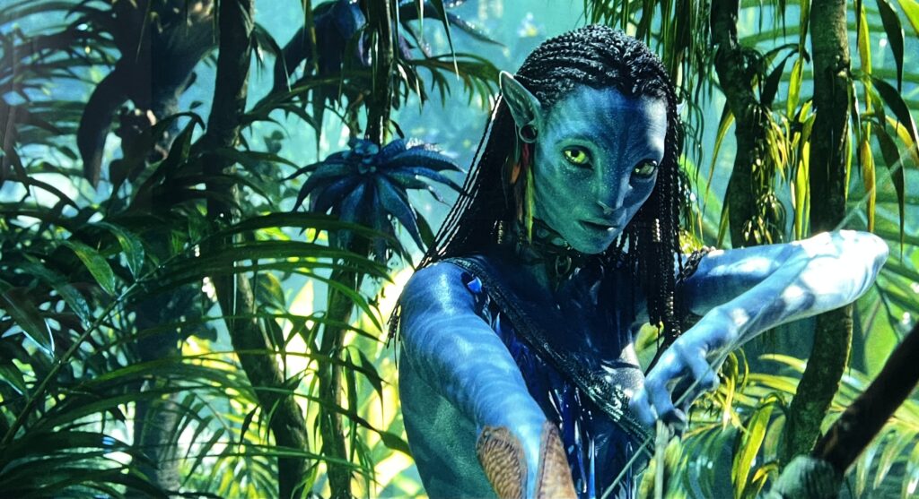 Ujęcie z filmu "Avatar: Istota wody" po kalibracji 